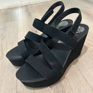 Women's Black Platform Sandals